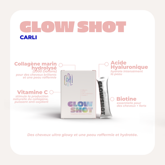 GlowShot sticks collagène marin hydrolysé pour peau et cheveux