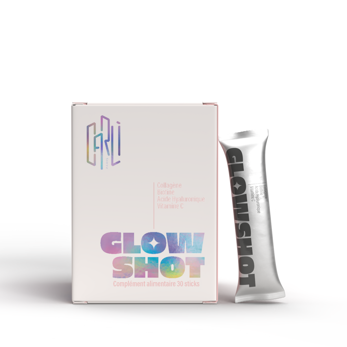 GlowShot complément beauté collagène marin peau et cheveux - Carli Paris