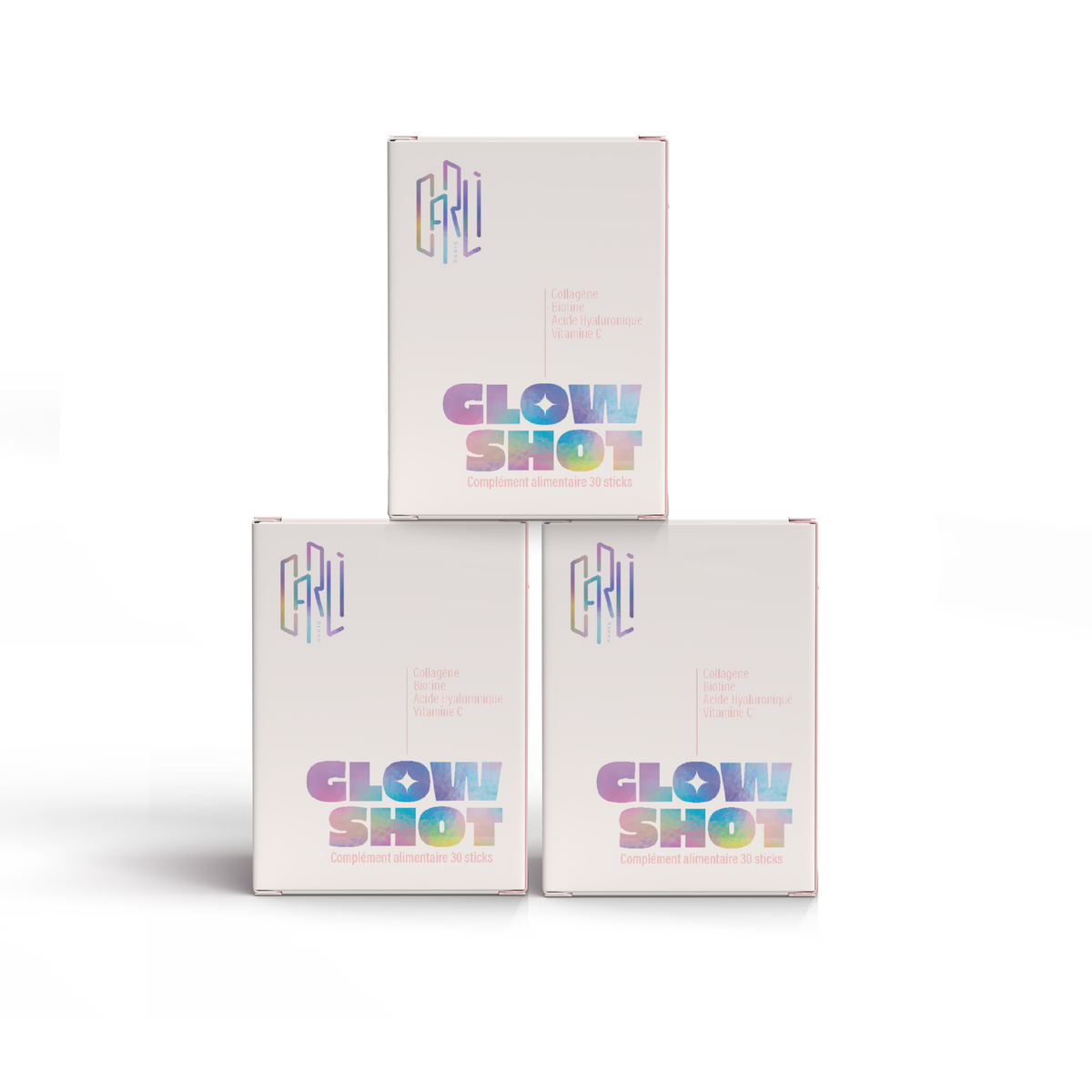 GlowShot Carli Paris pour peau ferme et cheveux brillants