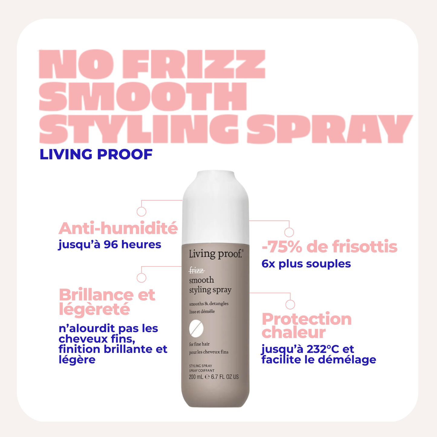 NO FRIZZ SMOOTH STYLING SPRAY